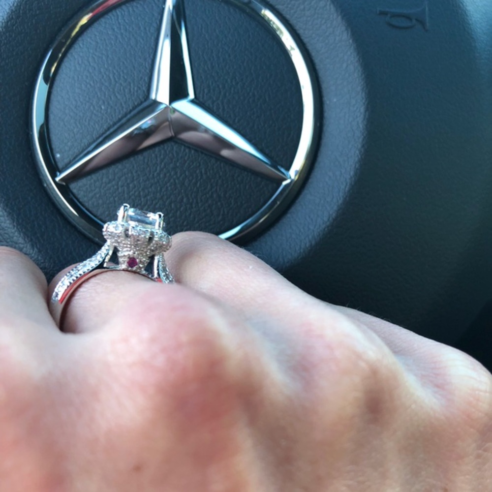 Crown Jewelry Ring cubic zirconia sterling…